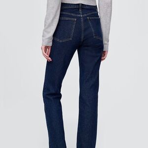 Gap 90s High Rise Dark Rinsed Wash Jeans